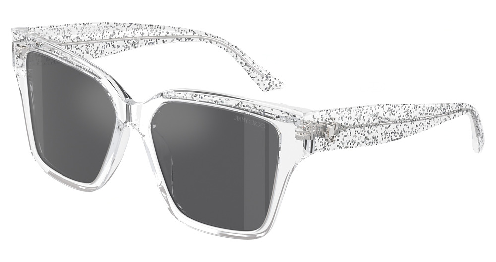 CRYSTAL/GLITTER / GREY MIRROR SILVER