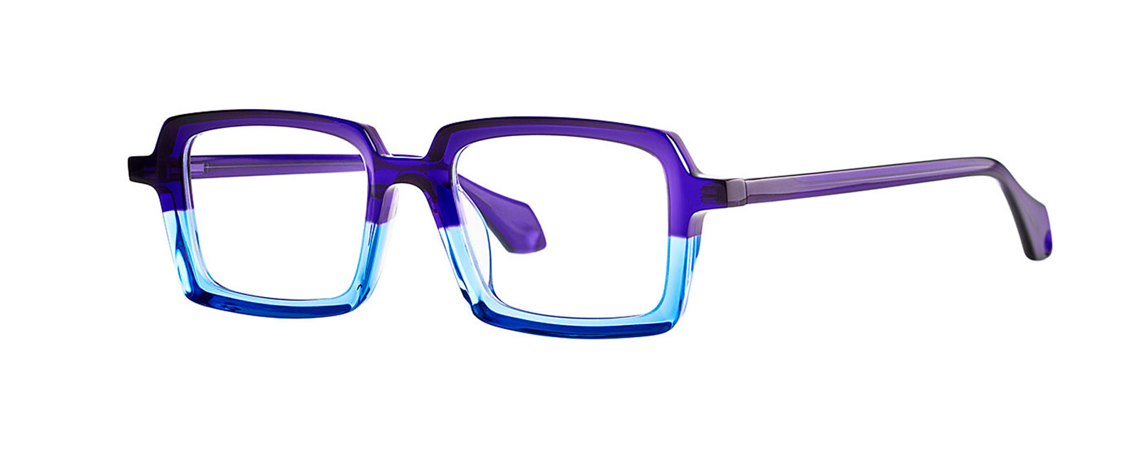 TRANSPARENT ORCHID+TRANSPARENT SMURF BLUE n21/2