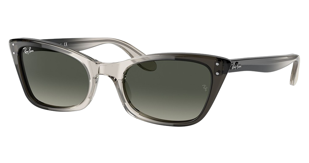 Ray-Ban RB2299 LADY BURBANK cateye sunglasses in Transparent Grey/Grey Gradient
