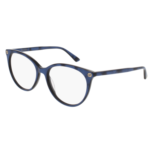 Gucci GG0093O round sunglasses in Blue