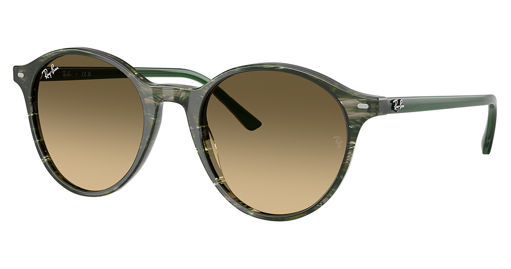 Ray-Ban RB2230F #N/D round sunglasses in Transp. Shade Fantasy Grey/Brown