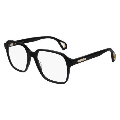 Gucci GG0469O round eyeglasses in Black Black Transparent