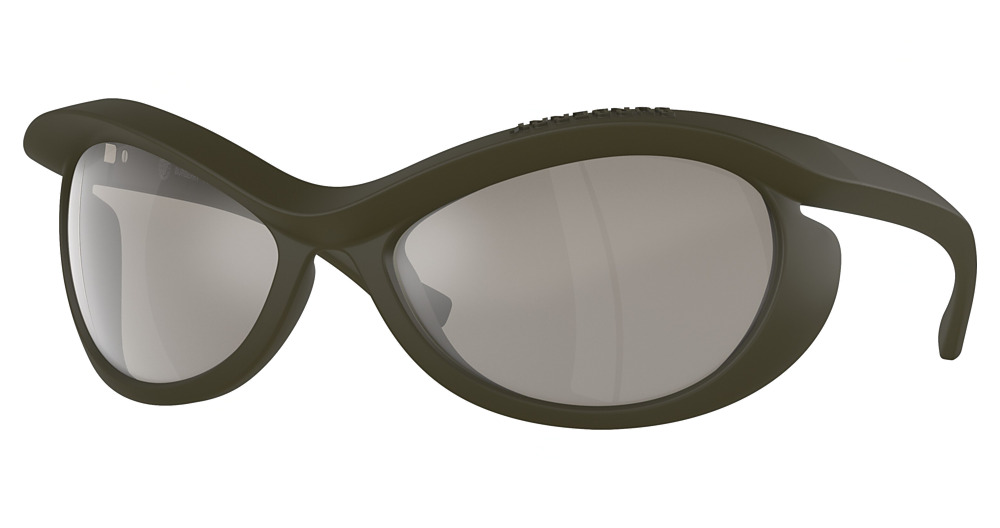GREEN / LIGHT GREY MIRROR SILVER