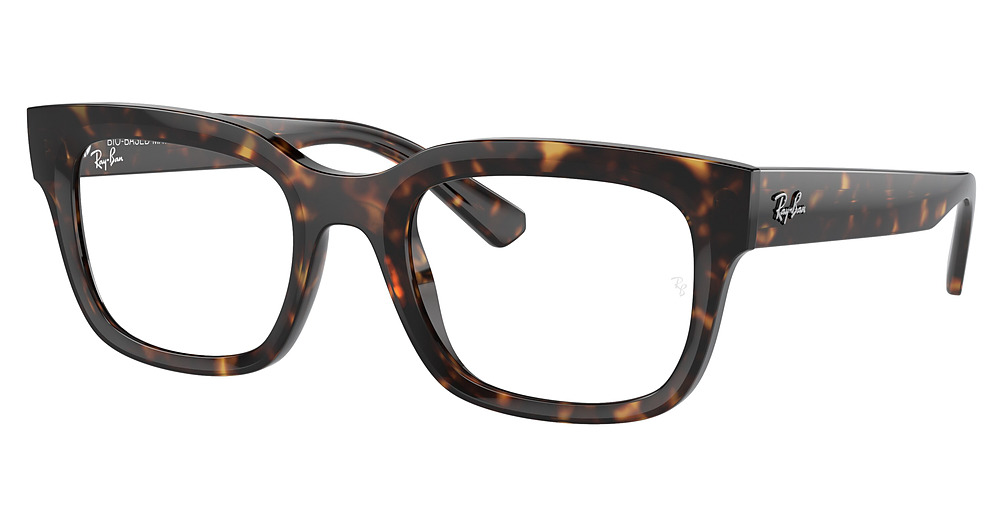 Ray-Ban RX7217F CHAD square eyeglasses in Havana