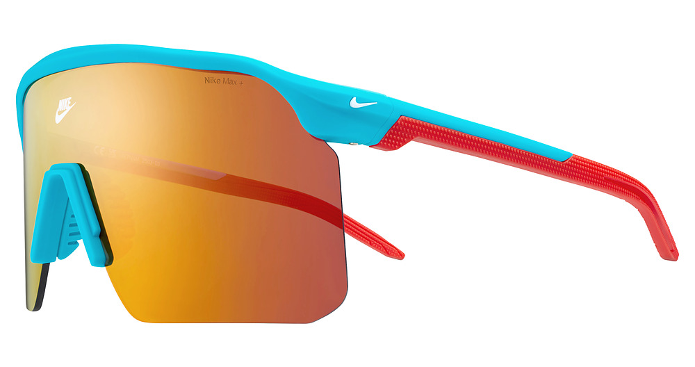 MATTE LAGOON BLUE / RED MIRROR