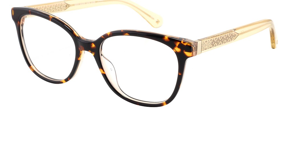 Kate Spade Payton rectangle eyeglasses in Havana