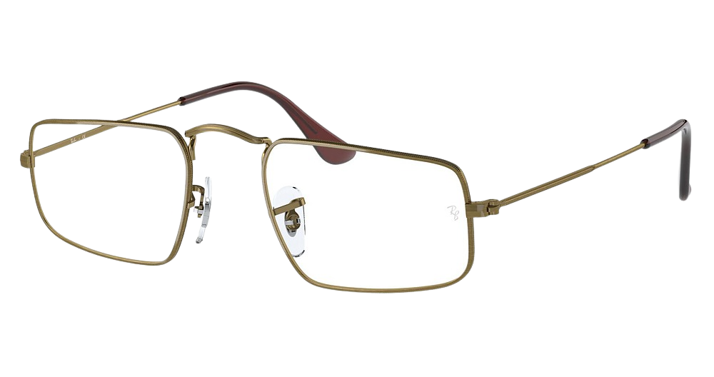 Ray-Ban RX3957V rectangle eyeglasses in Antique Gold