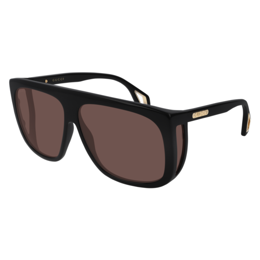 Gucci GG0467S rectangle sunglasses in Black