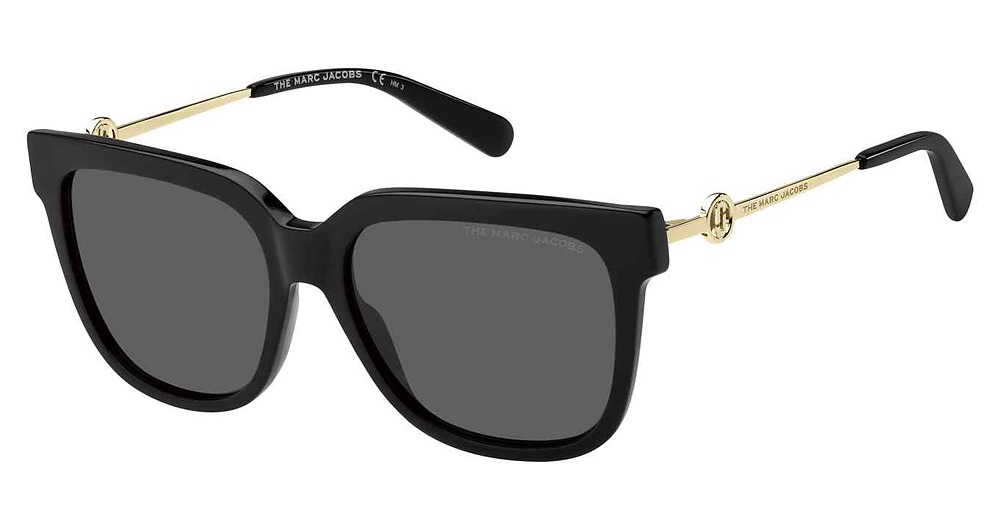 Marc Jacobs MARC 580/S square sunglasses in Black/Grey