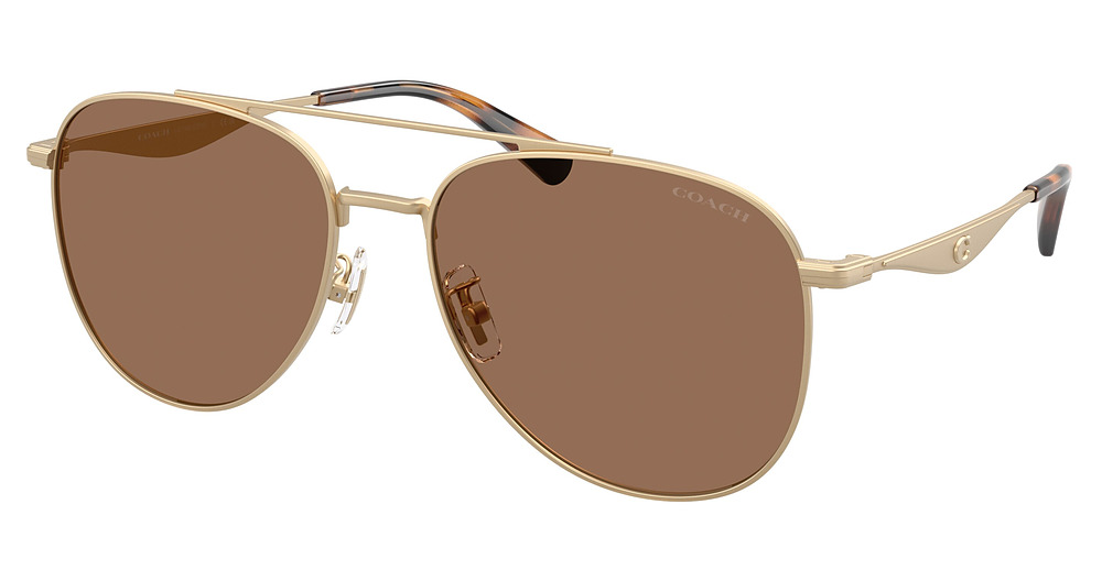 SATIN LIGHT GOLD / BROWN SOLID
