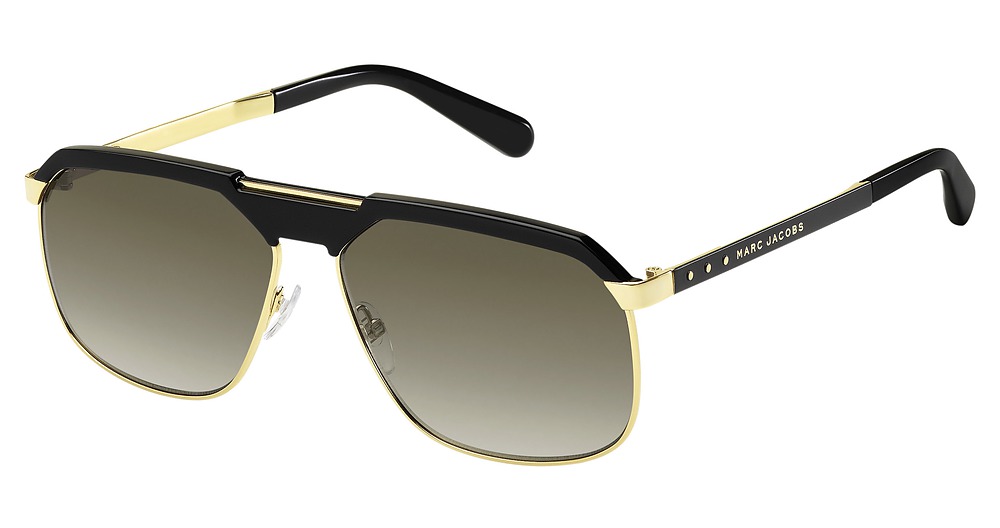 Marc Jacobs Mj 625/S aviator sunglasses in Gold Blck/Brown Gradient