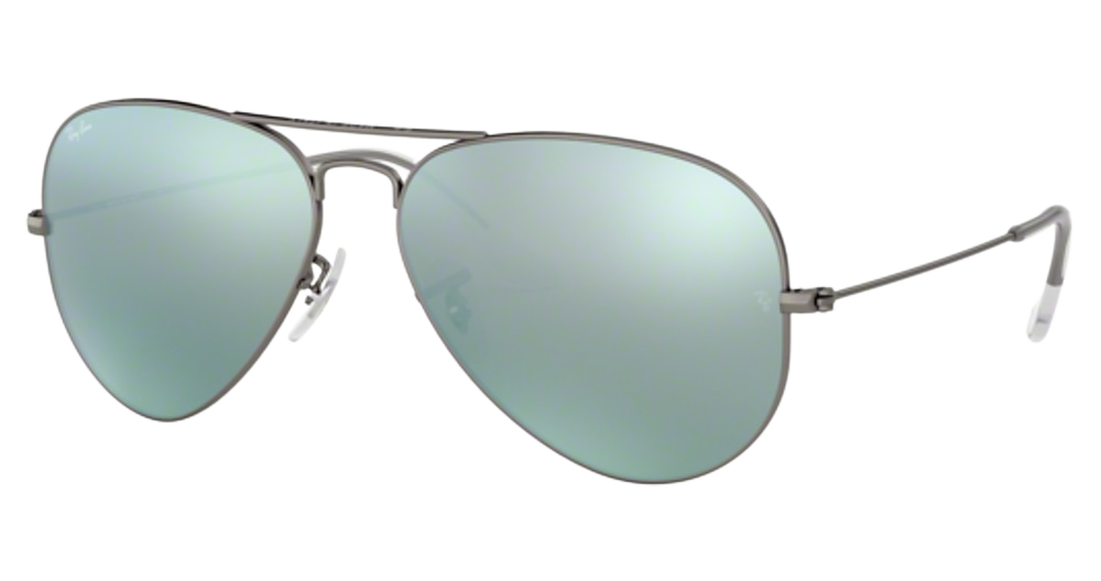 MATTE GUNMETAL / LIGHT GREEN MIRROR SILVER