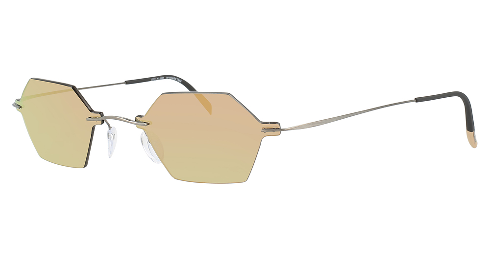 glossy gold mirror / glossy gold mirror