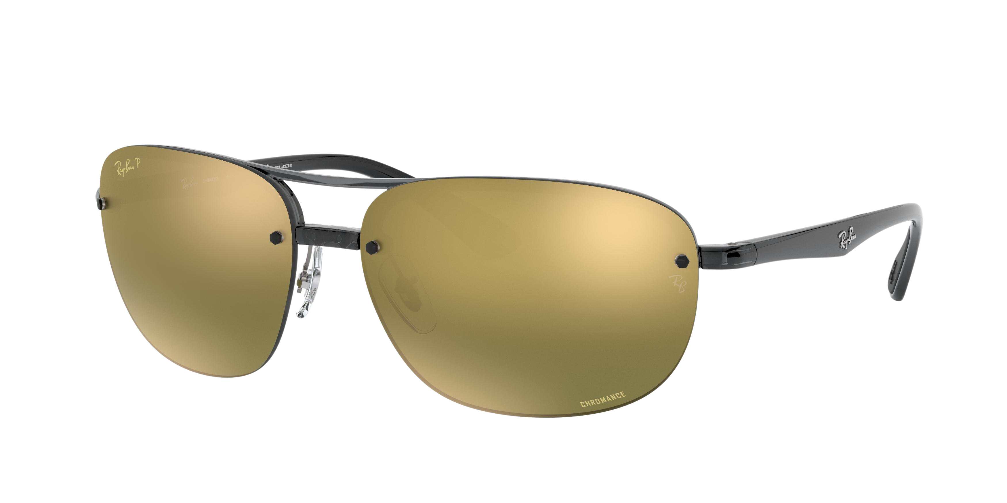 Ray-Ban RB4275CH square sunglasses in Shiny Grey