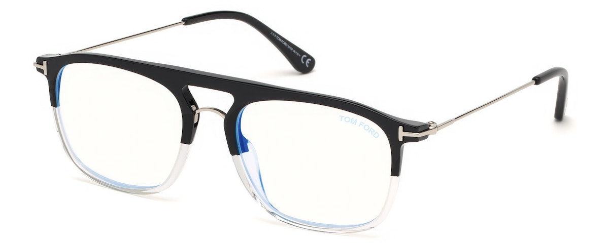Black & Crystal, Palladium/ Blue Block Lenses