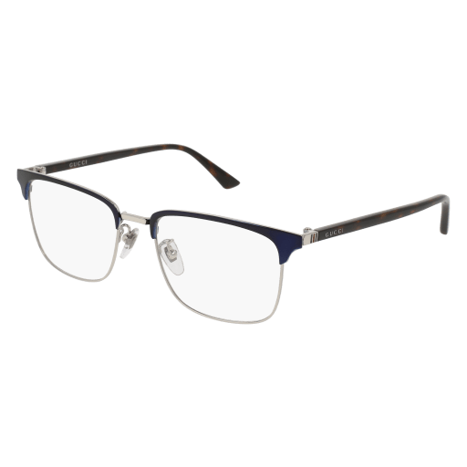 Gucci GG0130O square eyeglasses in Blue