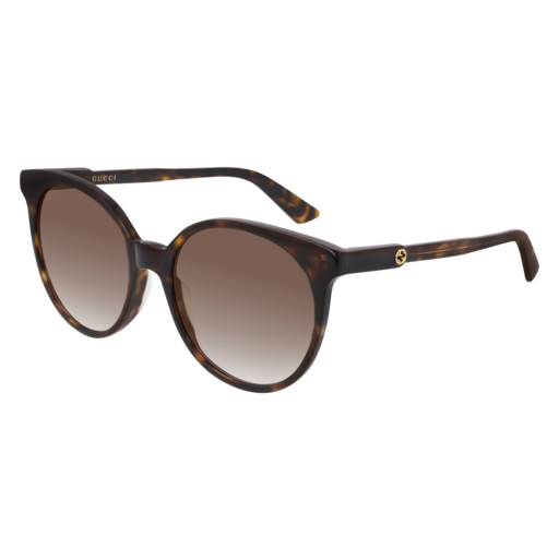 Gucci GG0488S round sunglasses in Havana