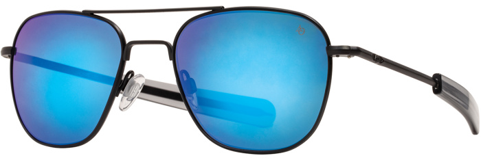 Black / Blue Mirror Nylon Polarized