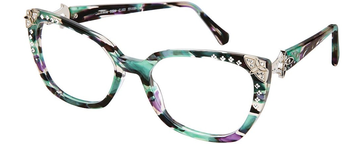 AQUA - PURPLE MARBLE-SILVER