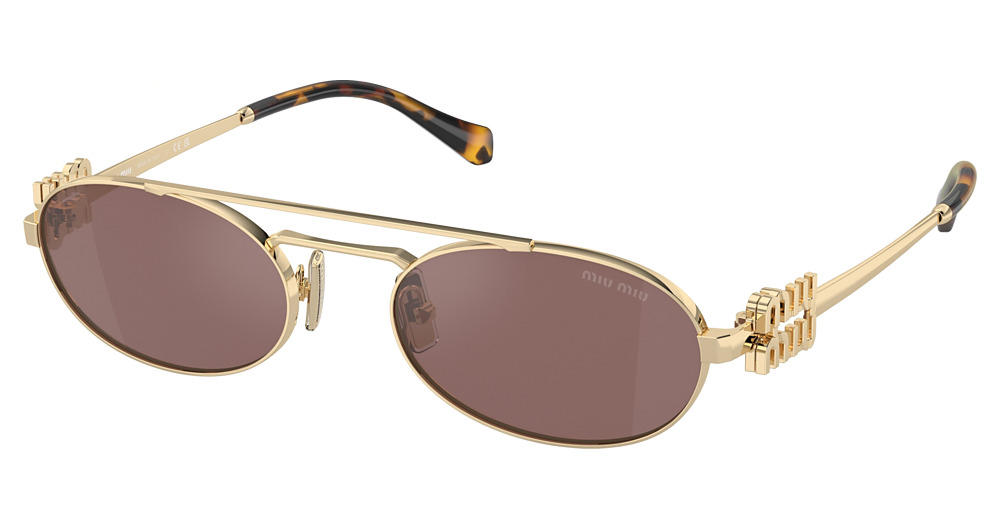 PALE GOLD / BROWN MIRROR SILVER INT