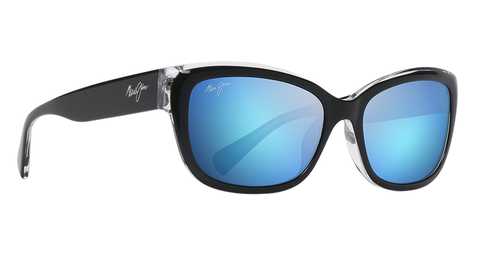 Black with Crystal / Blue Hawaii