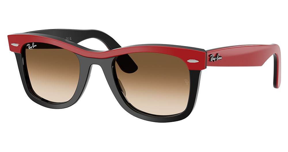 RED ON BLACK / CLEAR GRADIENT BROWN