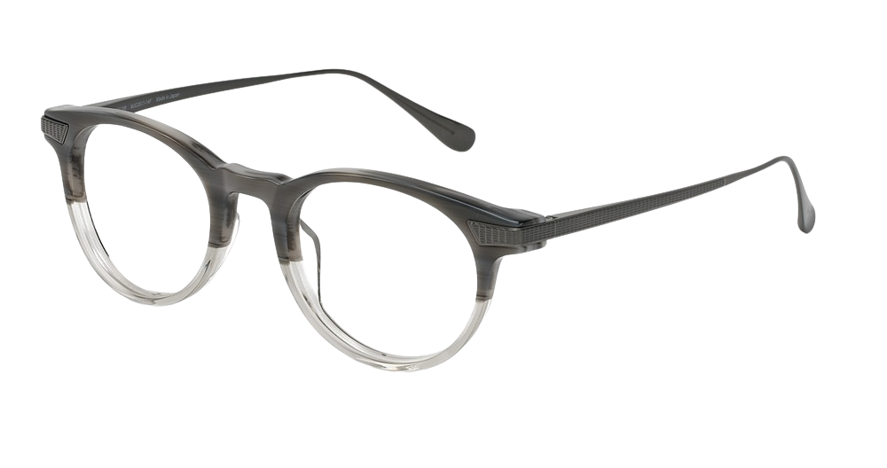 Charcoal Gradient Horn with Antique Pewter