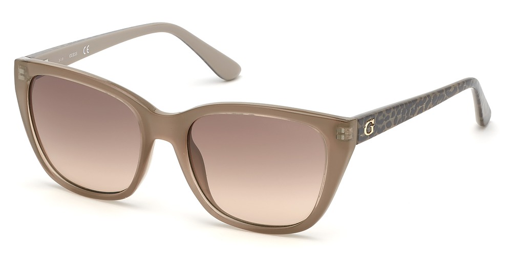 shiny beige / gradient brown