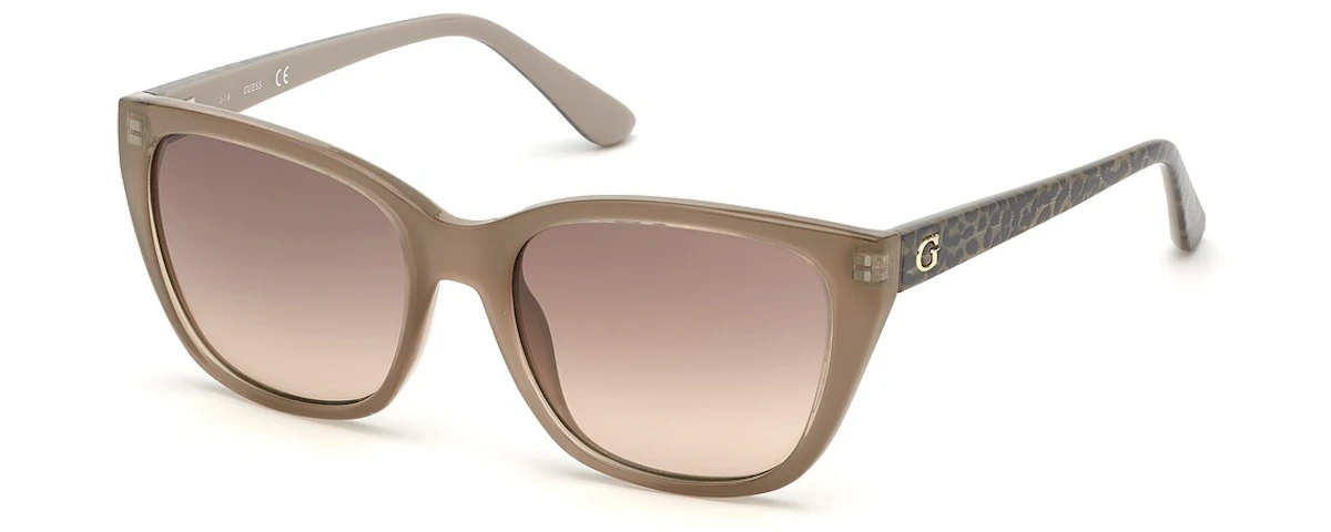 shiny beige / gradient brown