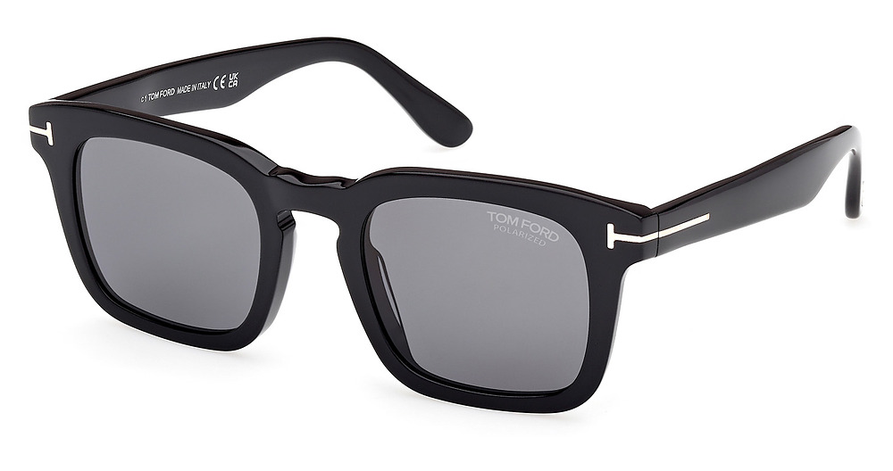 shiny black / smoke polarized