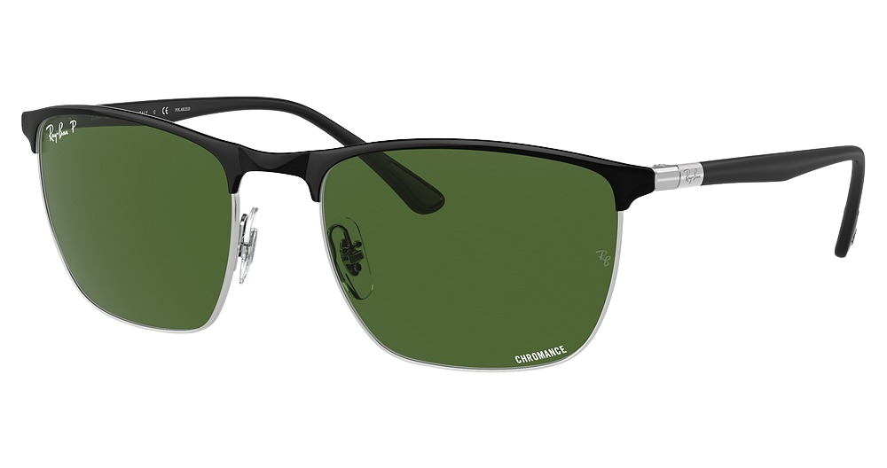 BLACK ON SILVER / POLAR DARK GREEN