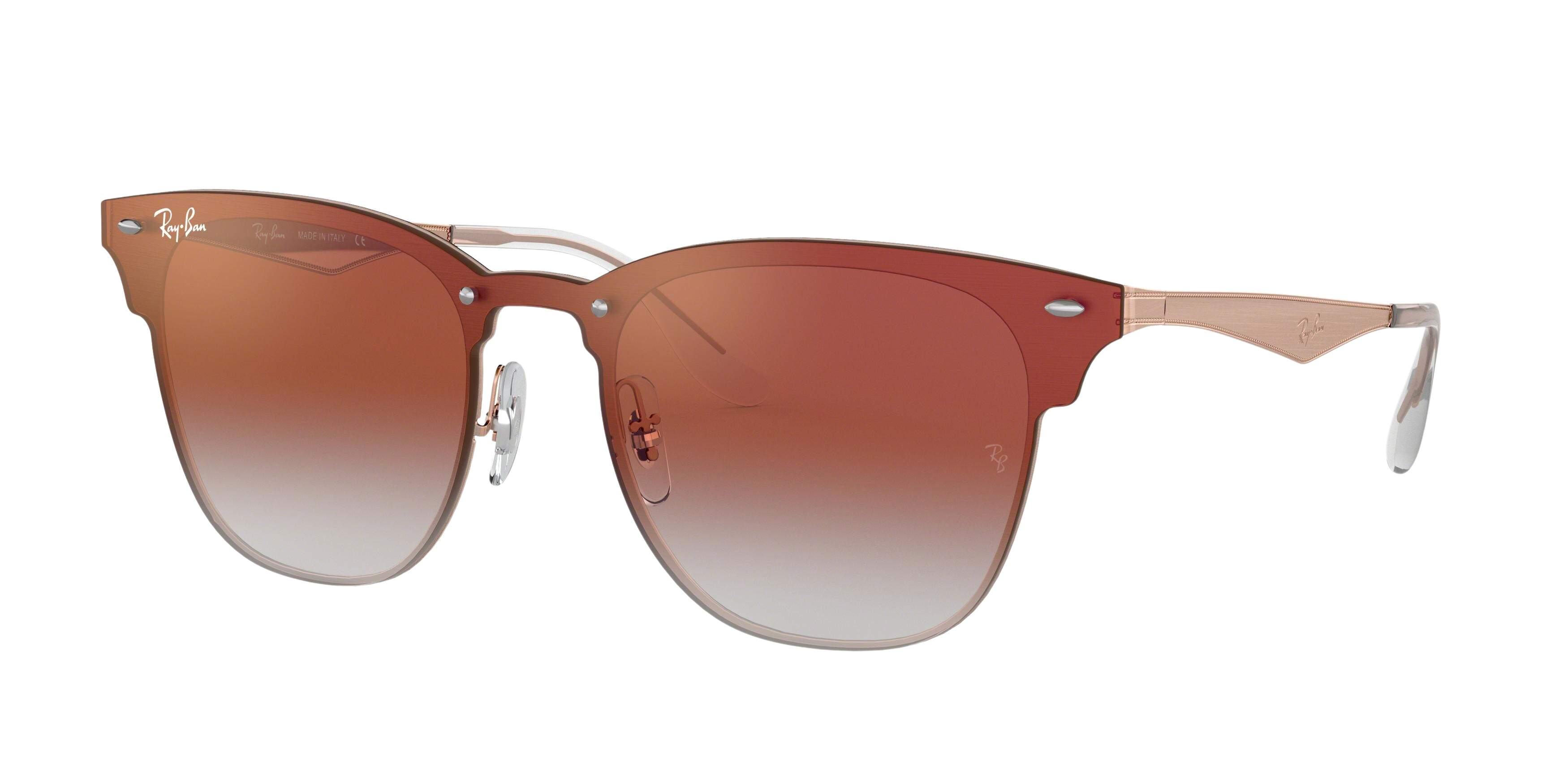 Ray-Ban RB3576N square sunglasses in Brushed Copper