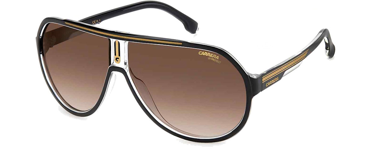 BLK GOLD B / BROWN SHADED
