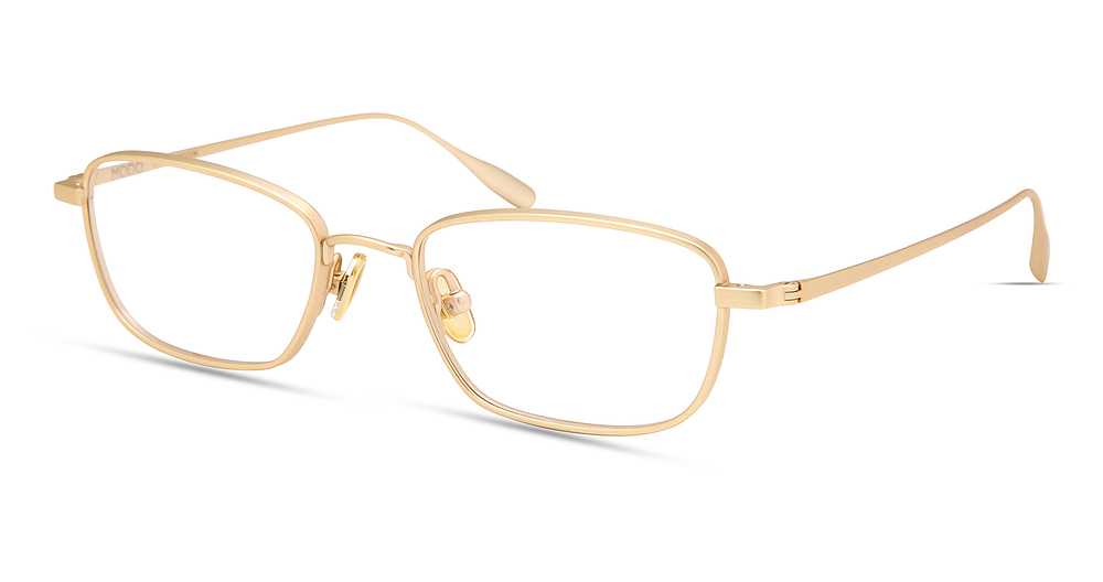Modo 9011 round eyeglasses in Brushed Antique Gold