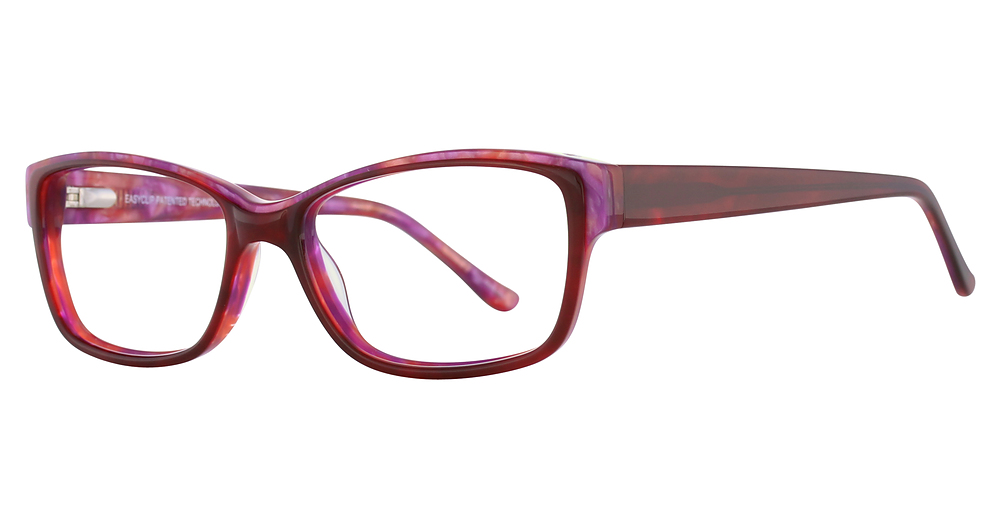 Dark Red & Marbled Pearl Purple & Red