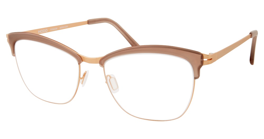Modo 4517 round eyeglasses in Nude