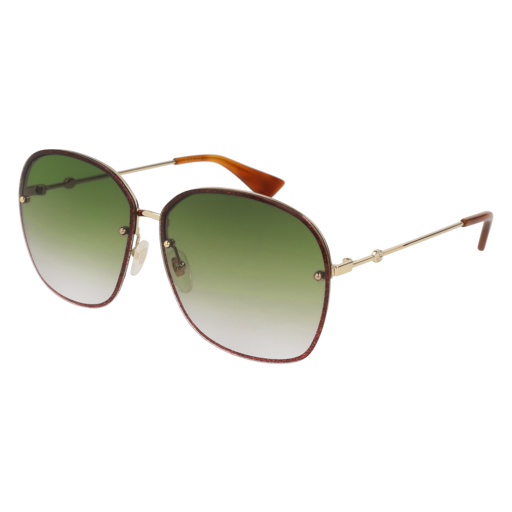 Gucci GG0228S aviator sunglasses in Gold