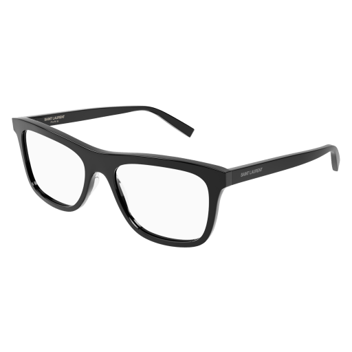 Saint Laurent SL 481 square eyeglasses in Black