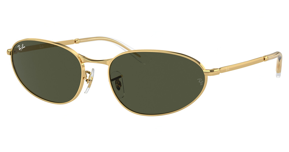 Ray-Ban RB3734 aviator sunglasses in Arista/Green