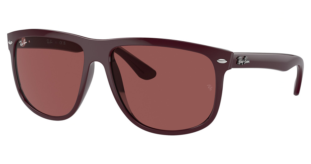 Ray-Ban RB4147 BOYFRIEND round sunglasses in Bordeaux/Dark Violet