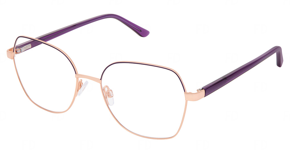 PURPLE SHINY ROSE GOLD