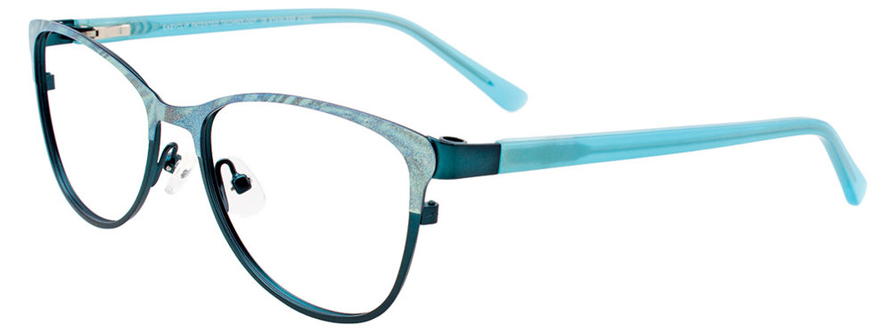 Satin Dark Teal & Aqua