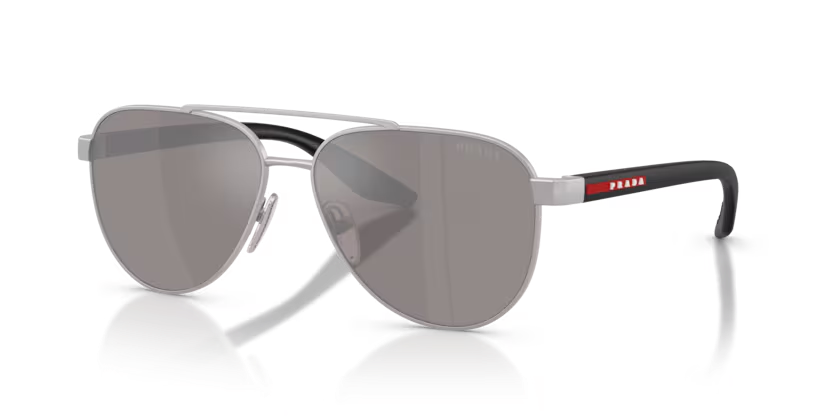MATTE GREY / PURPLE BROWN MIRROR SILVER