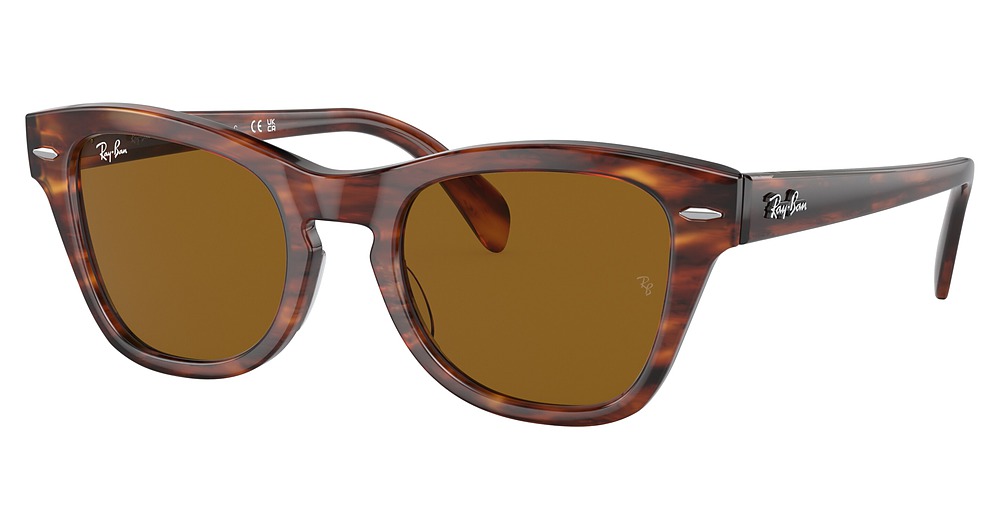 Ray-Ban RB0707S cateye sunglasses in Striped Havana/Brown