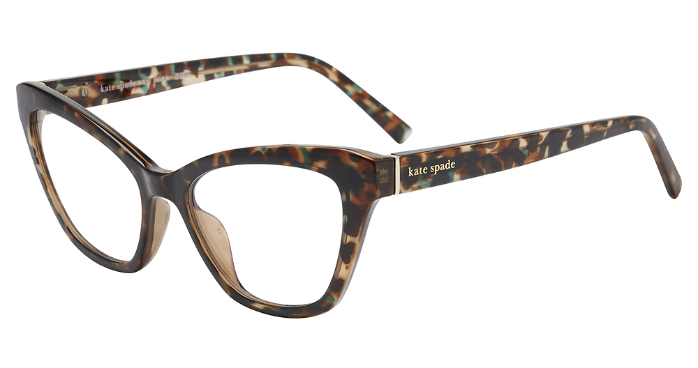 Kate Spade GRACELYN/BB rectangle eyeglasses in Havgreen H