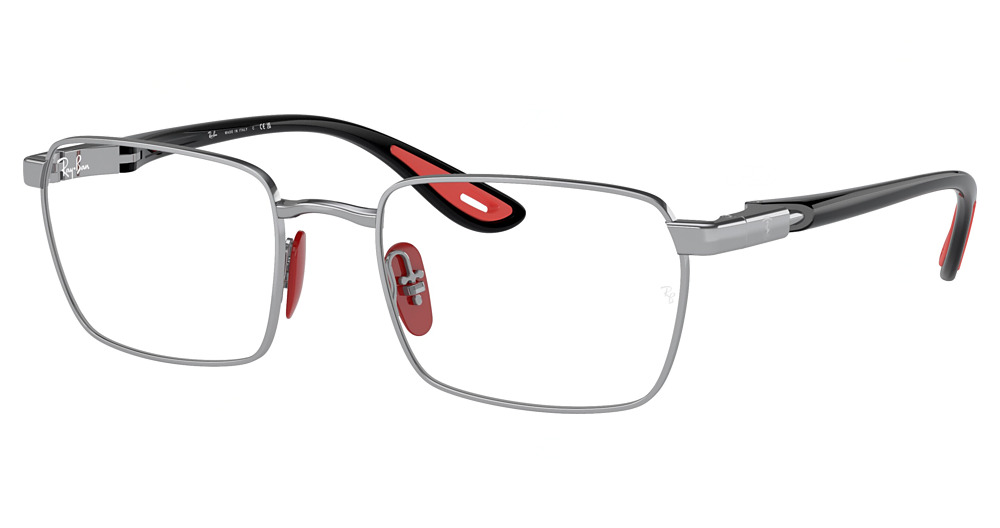 Ray-Ban RX6507M square eyeglasses in Silver