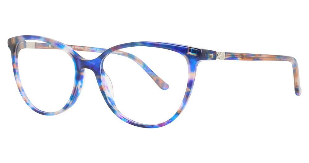 Blue & Orange & Purple Marbled