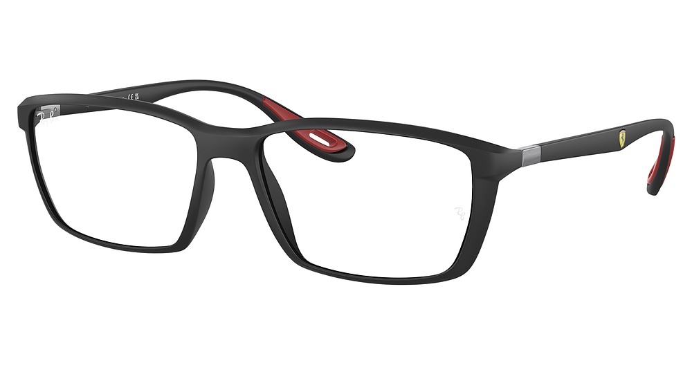 Ray-Ban RX7213M square eyeglasses in Matte Black