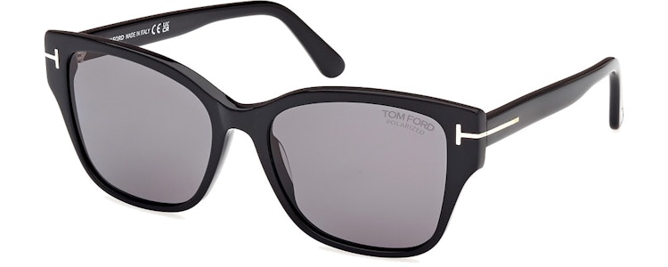 shiny black / smoke polarized