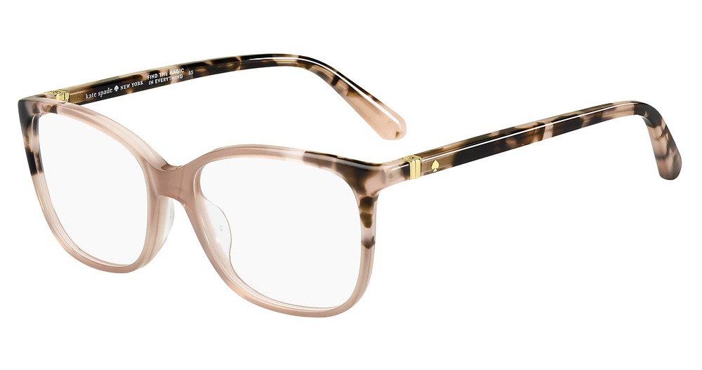 Kate Spade Karlyn rectangle eyeglasses in Nude